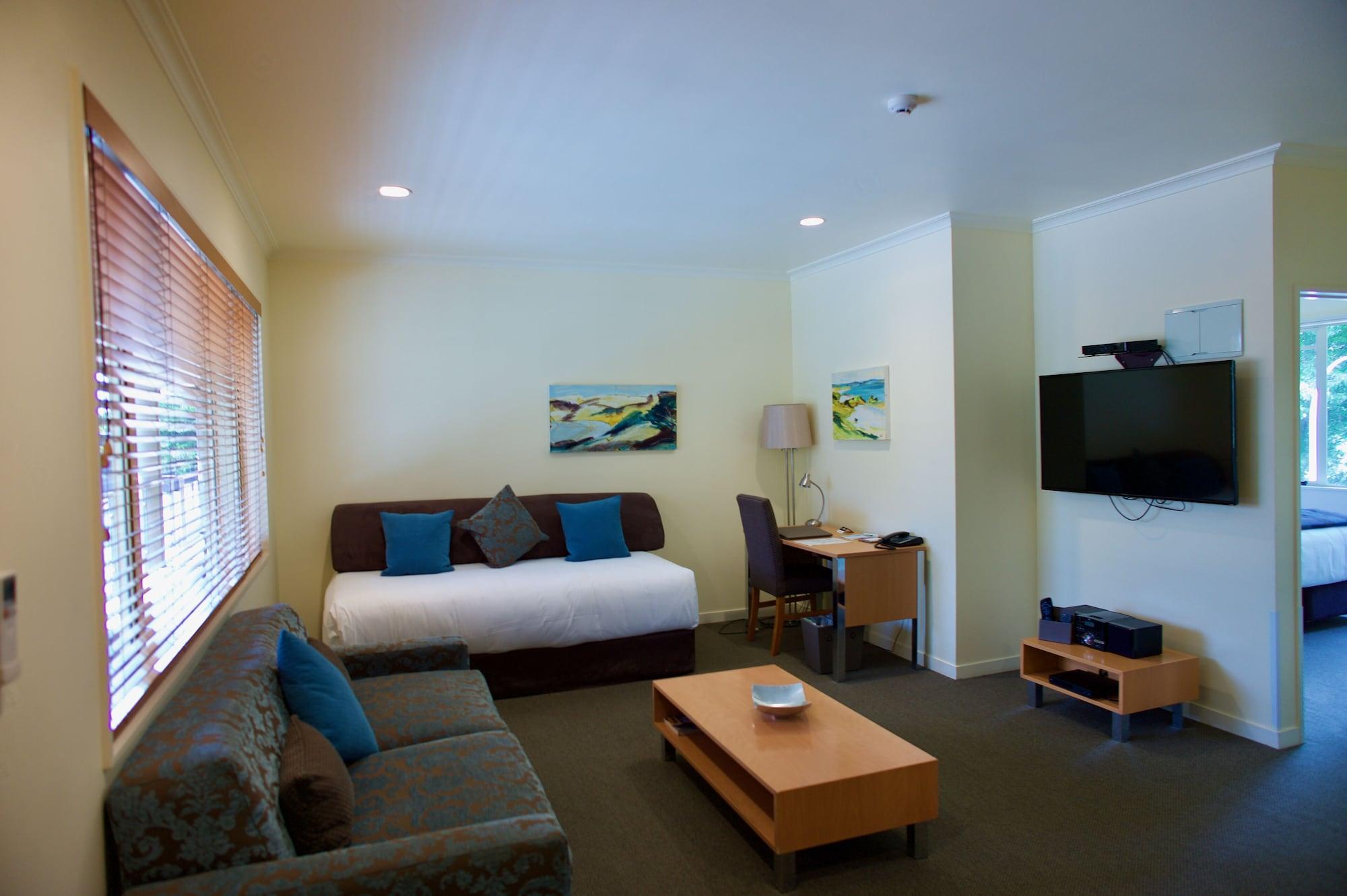 منتجع ريجال بالمز 5 ستار سيتي روتوروا المظهر الخارجي الصورة A typical one-bedroom apartment at the hotel